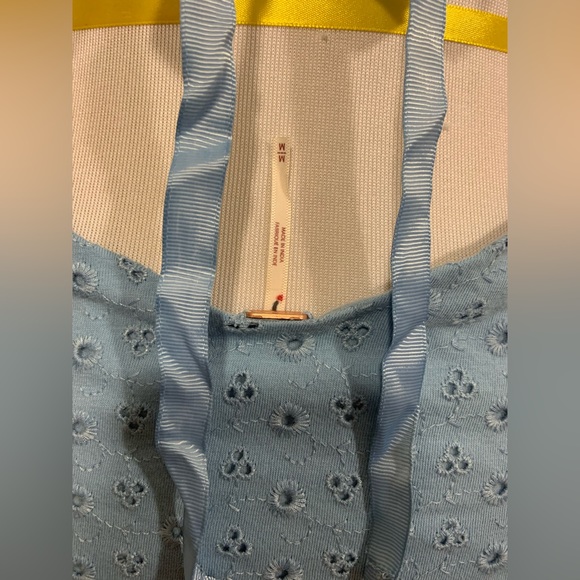 NWOT Free People Apricot Rose Mini Dress - Size Med - MSRP: $138 - Picture 7 of 11